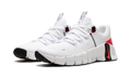 Free Metcon 5 White Bright Crimson