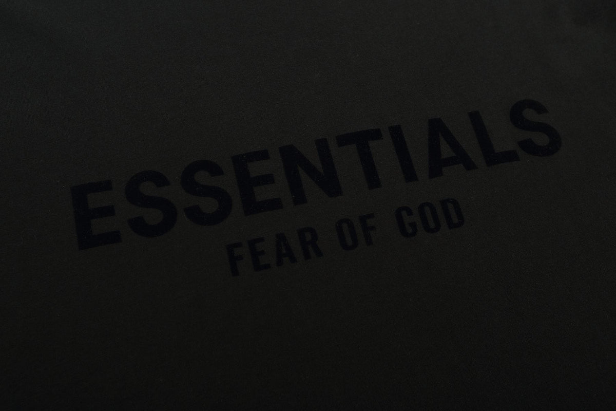ESSENTIALS Flocked Logo Graphic T-Shirt