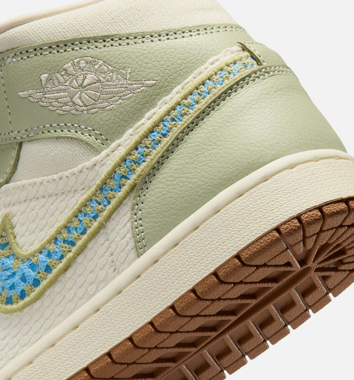 Air Jordan 1 Mid SE Olive Aura Women's Sneakers